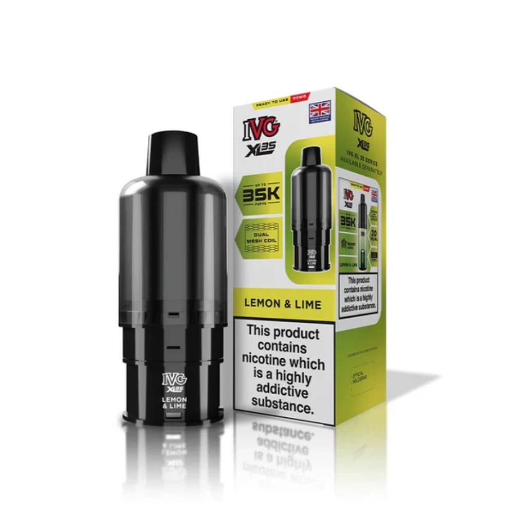  Lemon & Lime IVG XL 35k Prefilled Pods Pack of 5