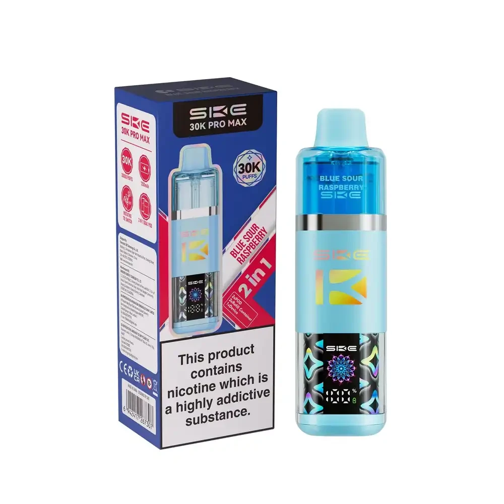  Blueberry Raspberry Ske 30k Pro Max Vape Kit Box of 5