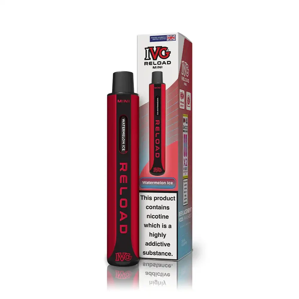  Watermelon Ice IVG Reload Mini 600 Vape Kit Box of 10