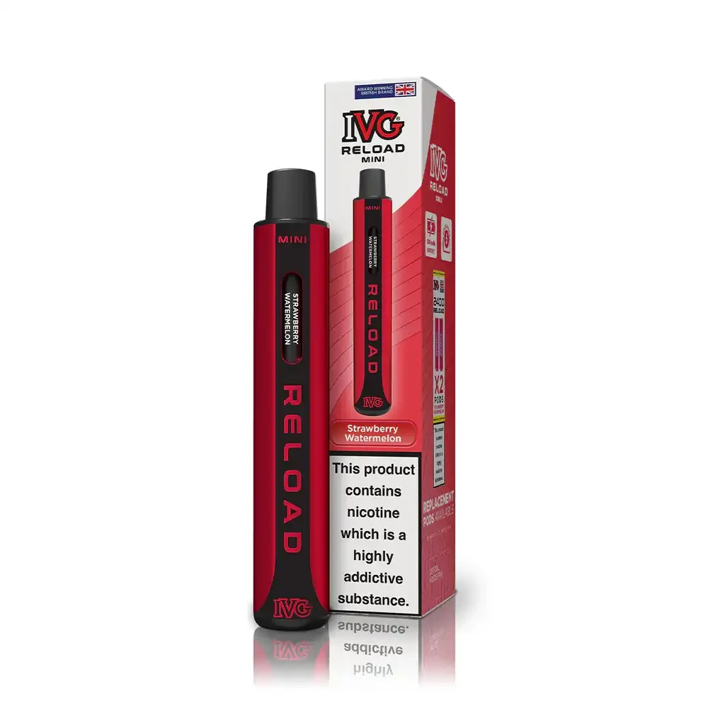  Strawberry Watermelon IVG Reload Mini 600 Vape Kit Box of 10
