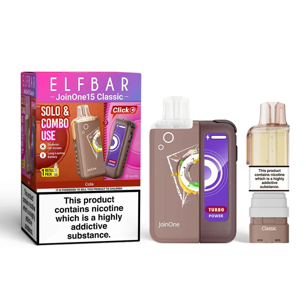  Cola Elf Bar JoinOne30 Classic Vape Kit Box of 5