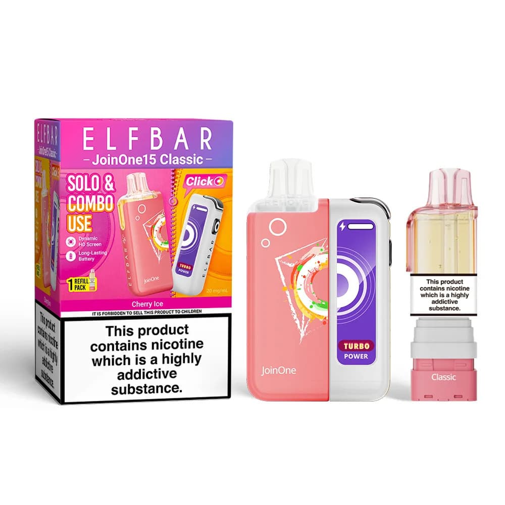  Cherry Ice Elf Bar JoinOne30 Classic Vape Kit Box of 5