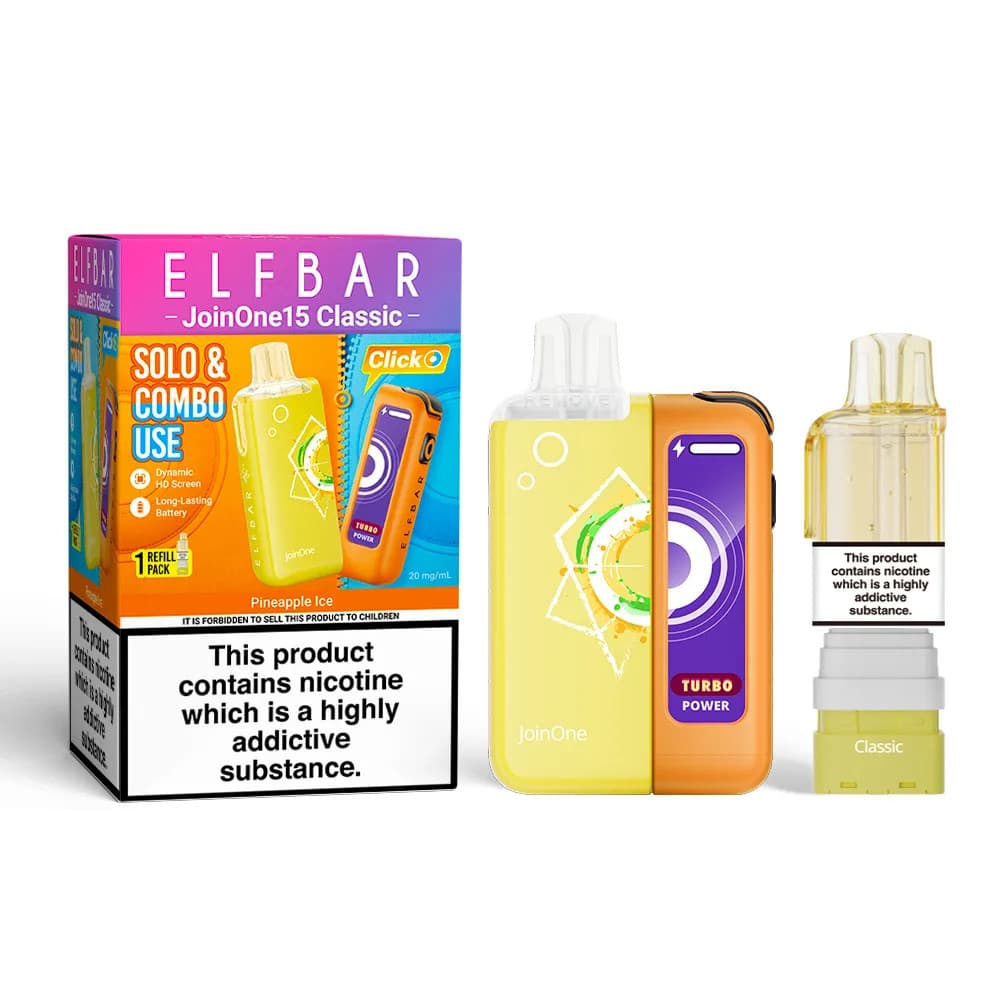  Pineapple Ice Elf Bar JoinOne30 Classic Vape Kit Box of 5