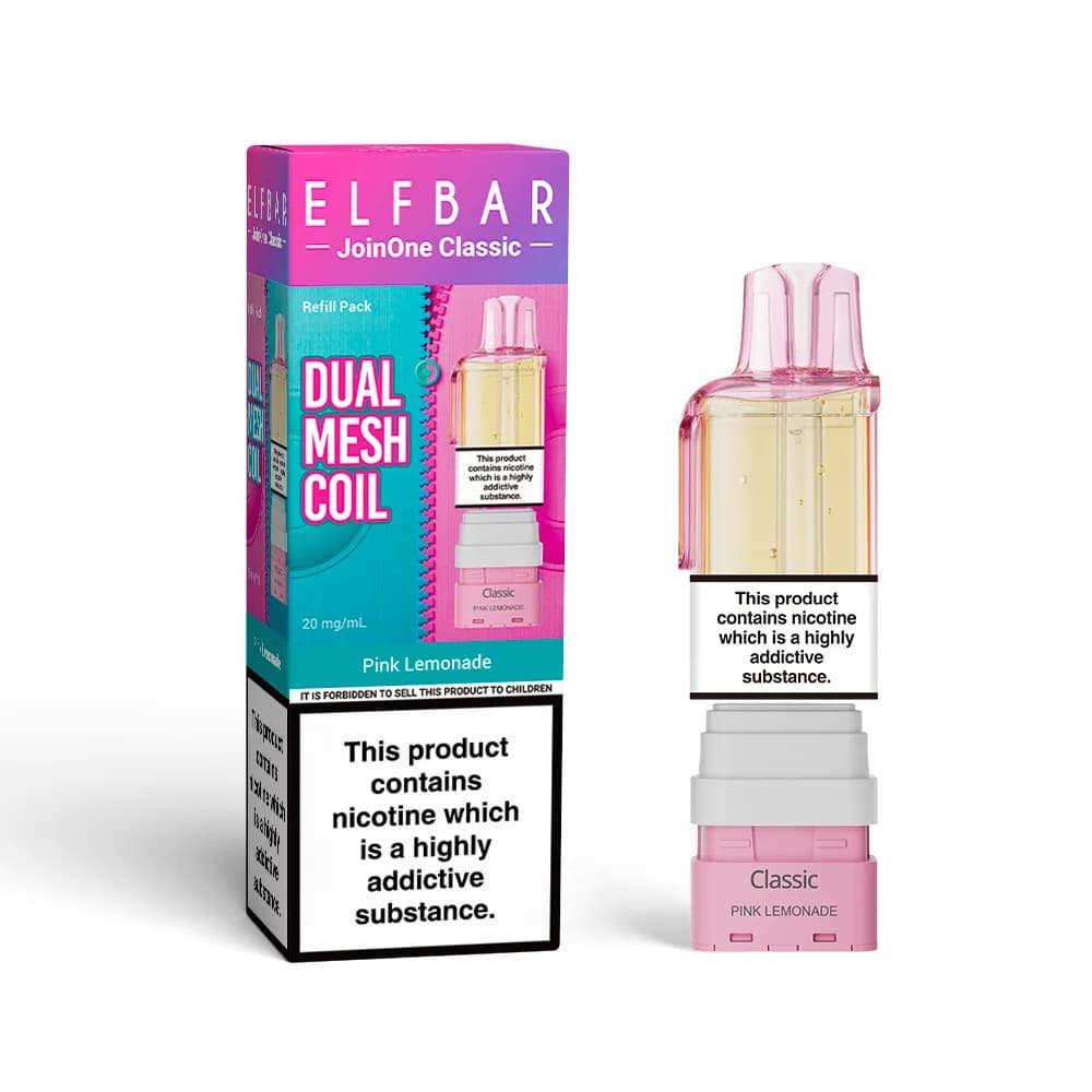  Pink Lemonade Elf Bar JoinOne15 Classic Pods Pack of 5