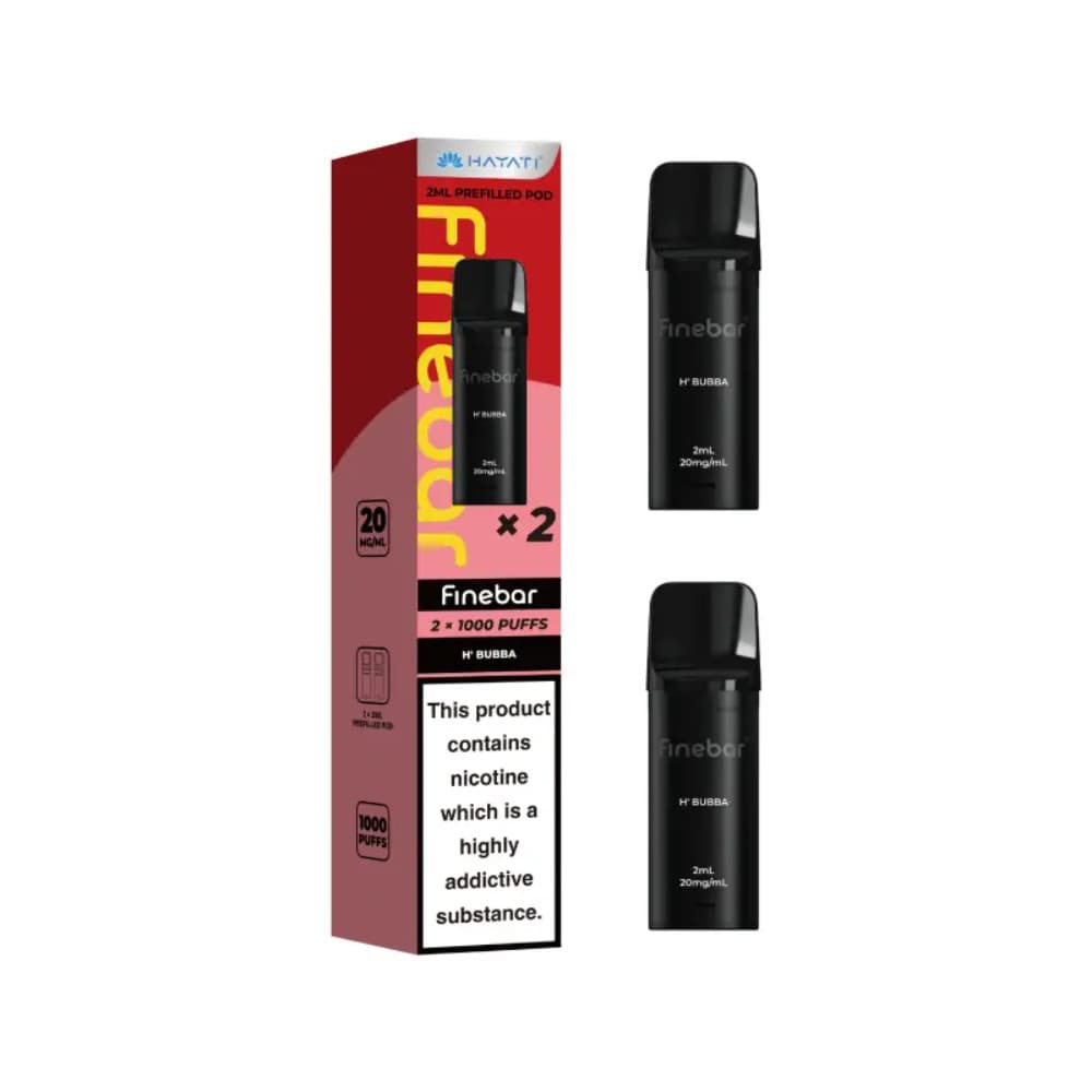  H' Bubba Hayati Finebar Prefilled Pod Pack of 10