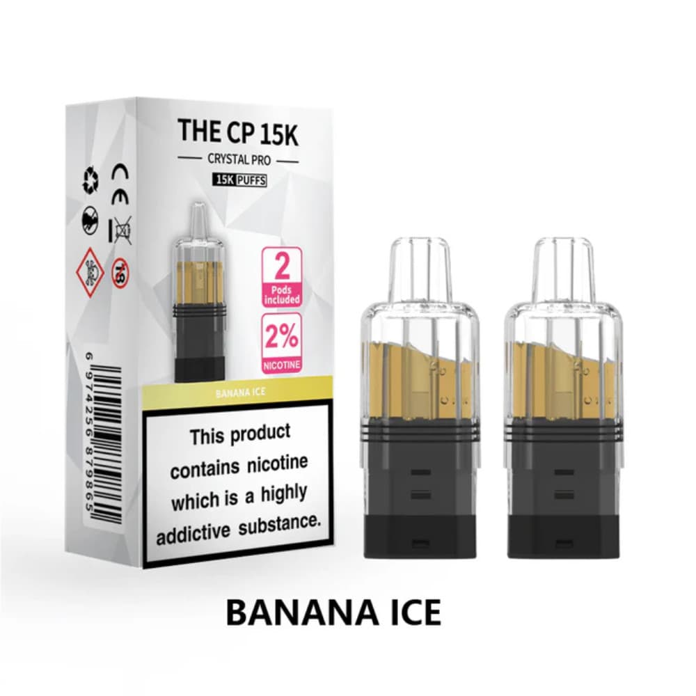  Banana Ice Crystal Pro CP 15k Prefilled Pods Pack of 5