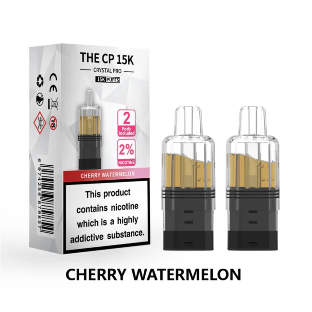  Cherry Watermelon Crystal Pro CP 15k Prefilled Pods Pack of 5