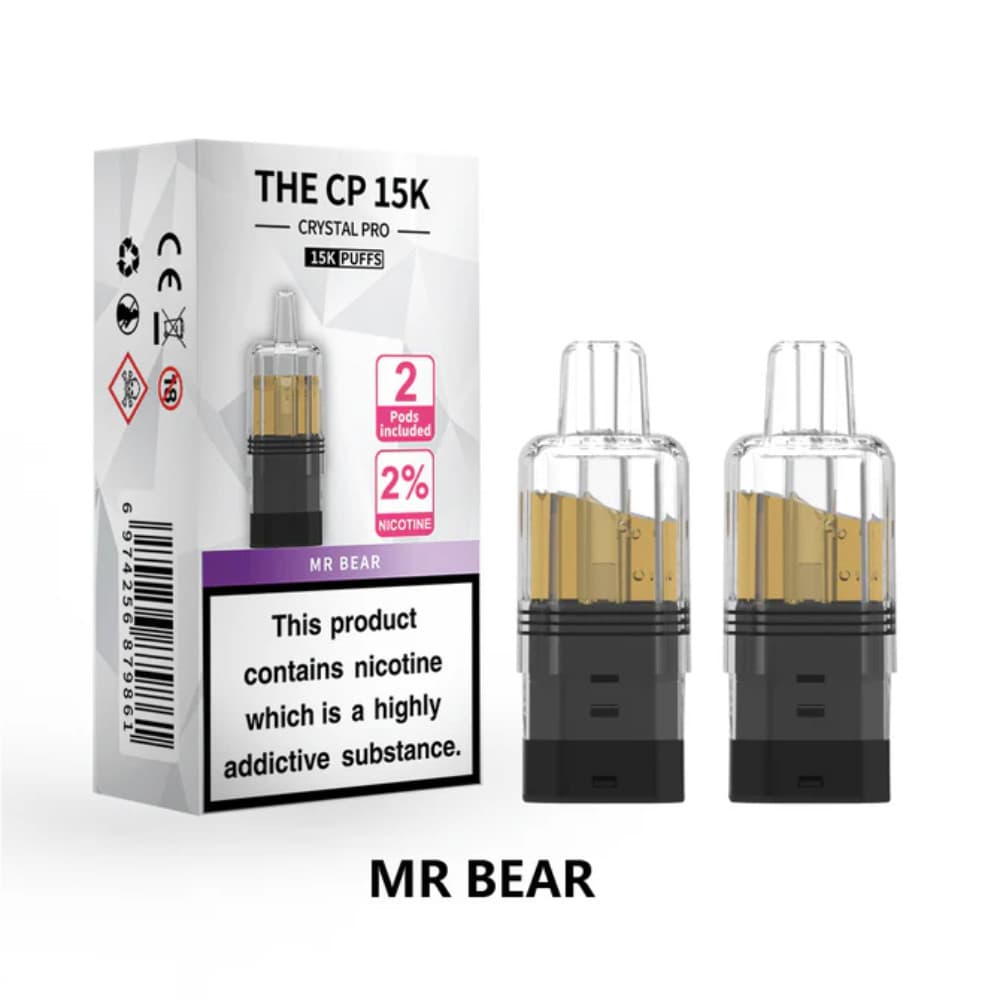  Mr Bear Crystal Pro CP 15k Prefilled Pods Pack of 5