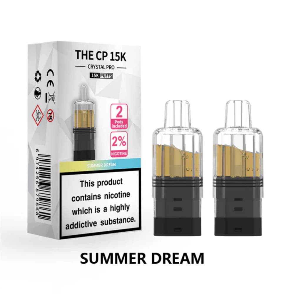  Summer Dream Crystal Pro CP 15k Prefilled Pods Pack of 5