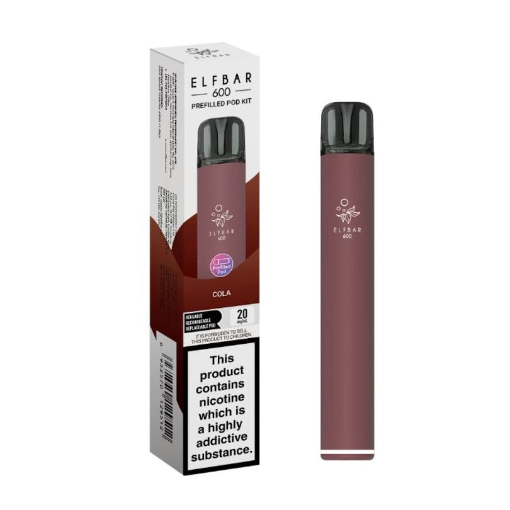  Cola Elf Bar 600 Prefilled Pod Kit Box of 10