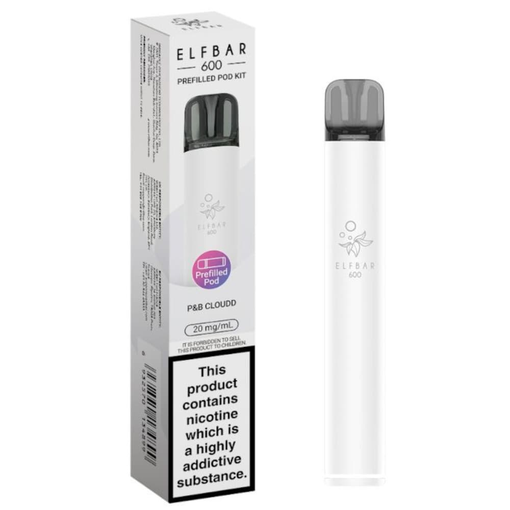  P & B Cloud Elf Bar 600 Prefilled Pod Kit Box of 10