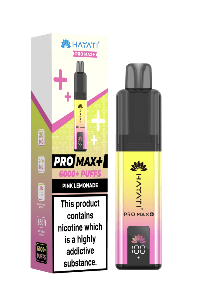  Pink Lemonade Hayati Pro Max Plus 6000 Vape Kit Box of 5