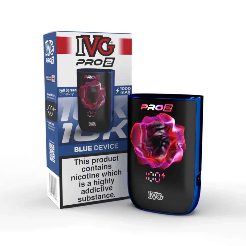  Blue IVG Pro 2 Vape Pod Kit Box of 5