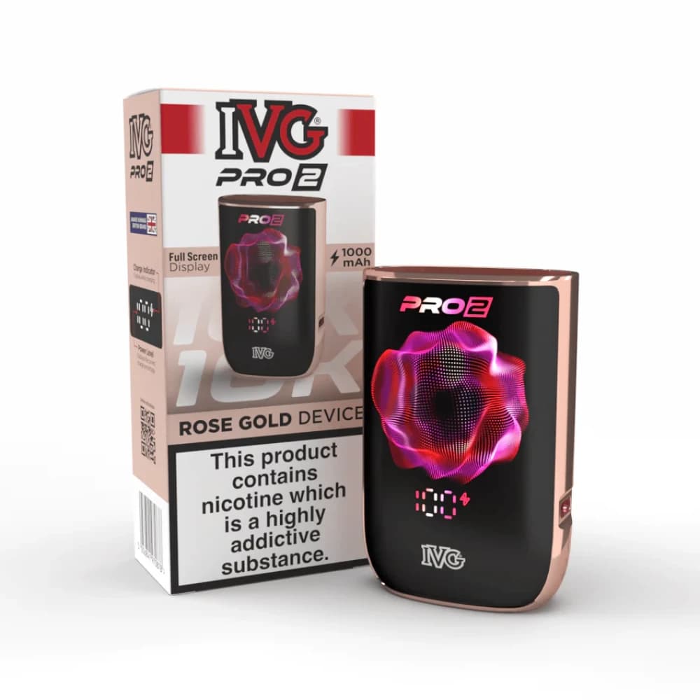  Rose Gold IVG Pro 2 Vape Pod Kit Box of 5