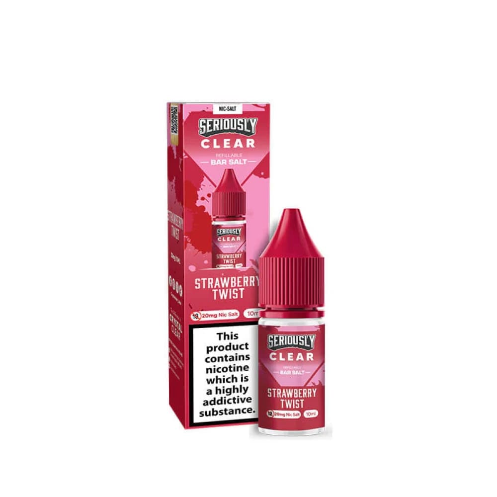  Strawberry Twist / 5mg Seriously Clear Bar Salt 10ml Box of 10