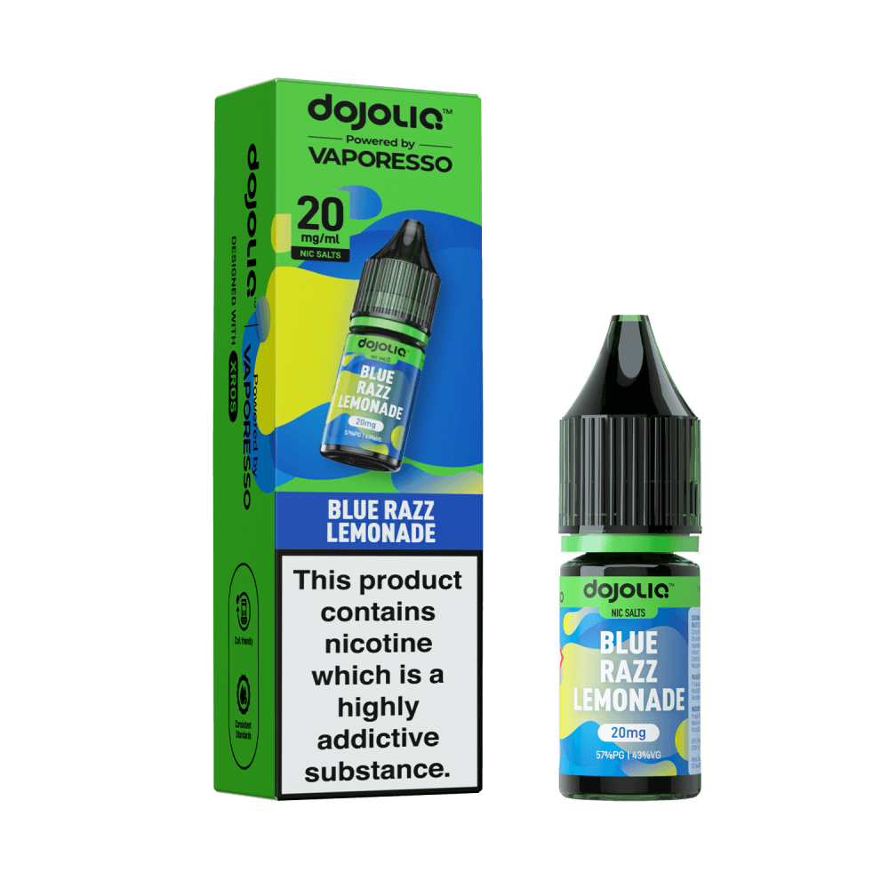  Blue Razz Lemonade / 10mg Vaporesso Dojo Liq Nic Salt 10ml Box of 10
