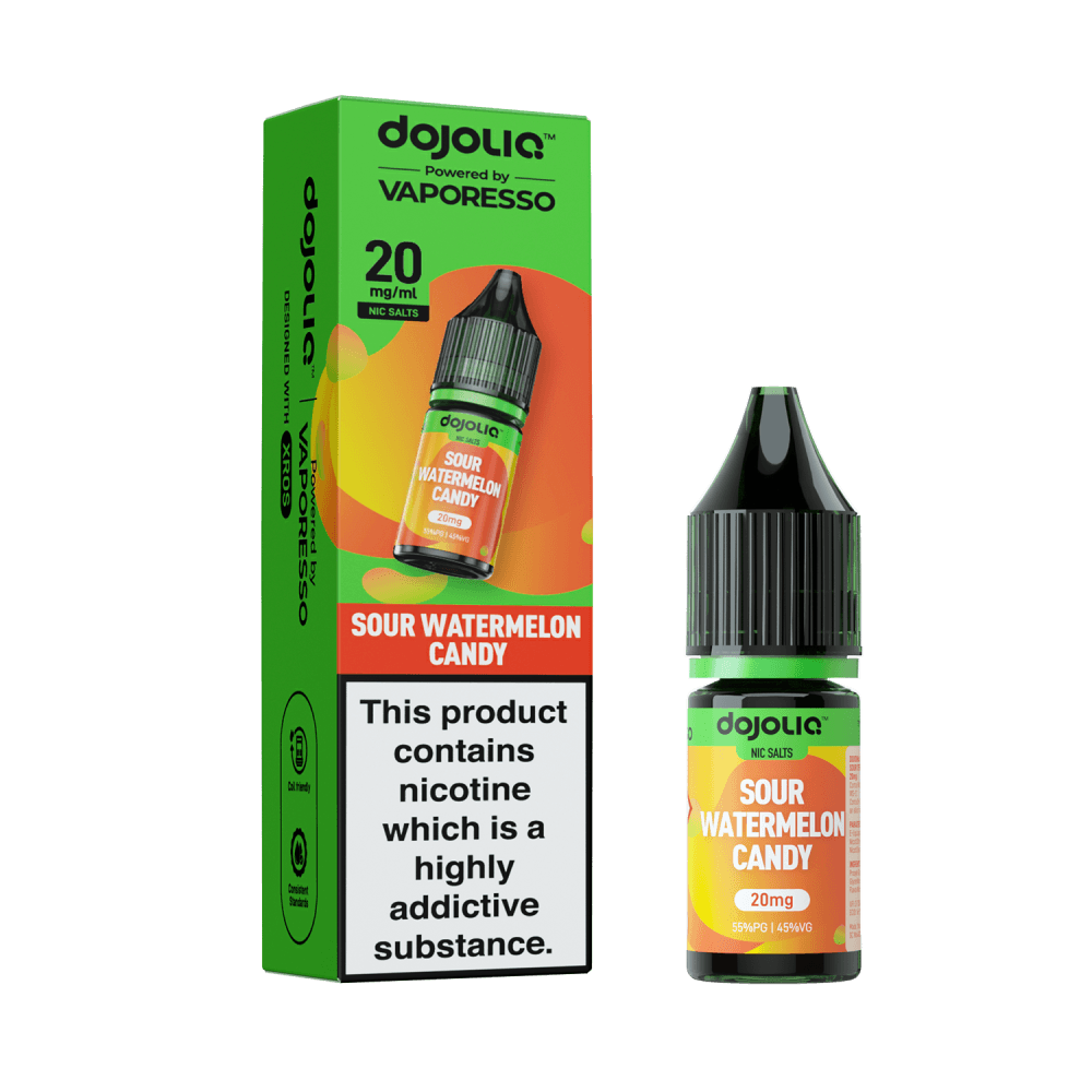  Sour Watermelon Candy / 10mg Vaporesso Dojo Liq Nic Salt 10ml Box of 10