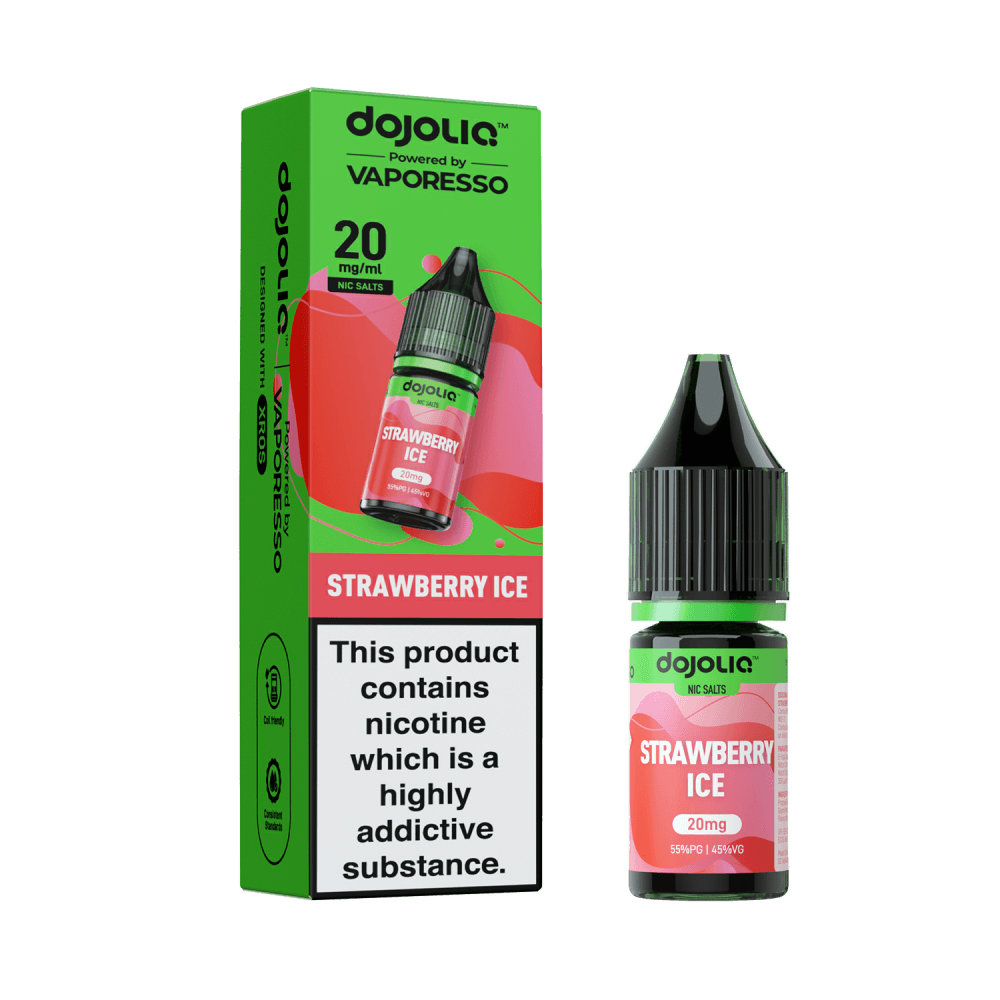  Strawberry Ice / 10mg Vaporesso Dojo Liq Nic Salt 10ml Box of 10