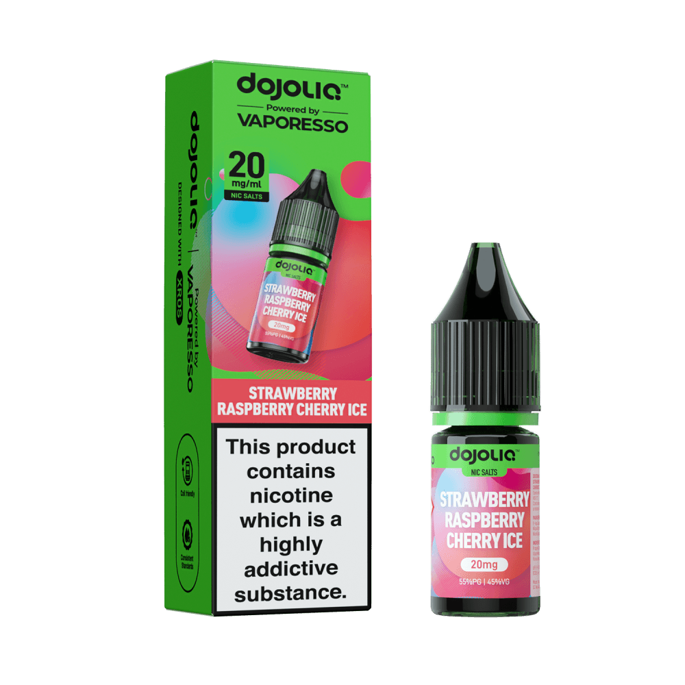  Strawberry Raspberry Cherry / 20mg Vaporesso Dojo Liq Nic Salt 10ml Box of 10