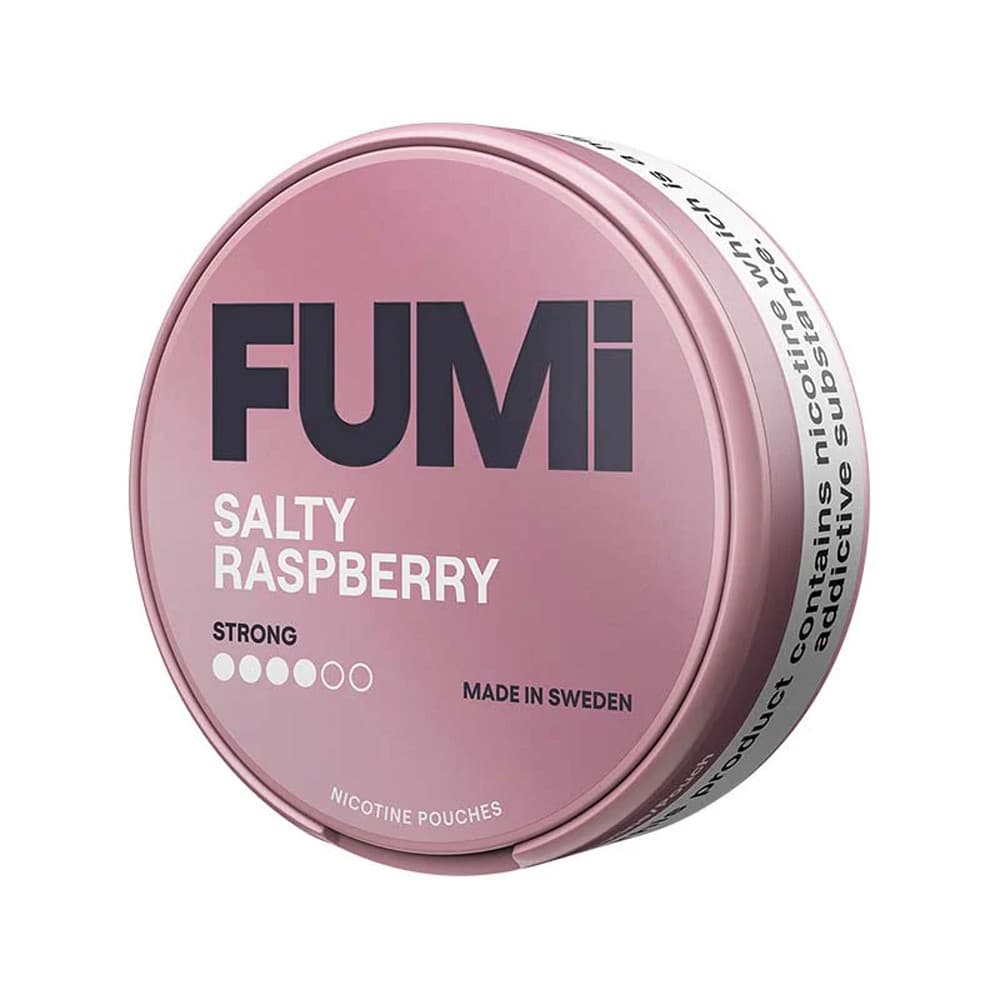  Salty Raspberry Fumi Nicotine Pouches Pack of 10