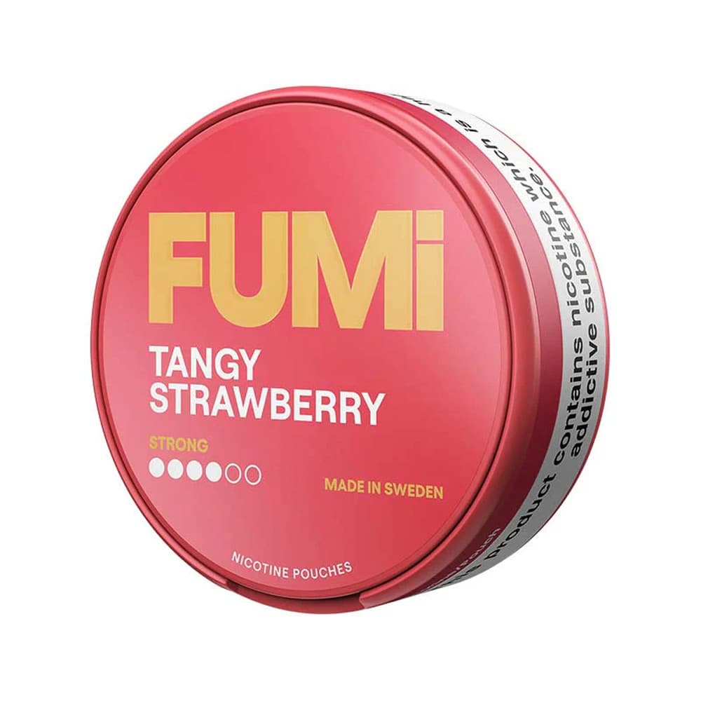  Tangy Strawberry Fumi Nicotine Pouches Pack of 10