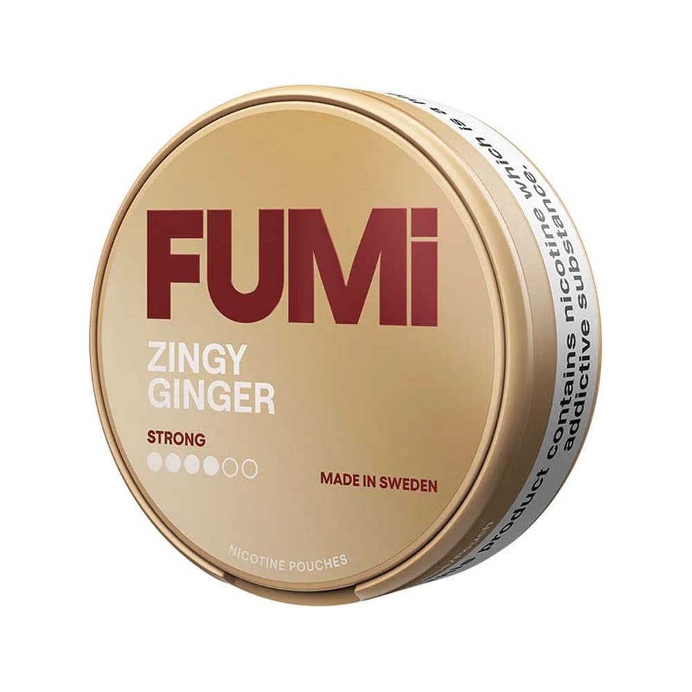  Zingy Ginger Fumi Nicotine Pouches Pack of 10