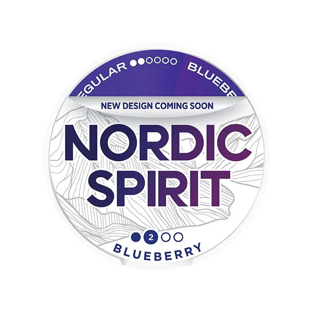  Blueberry Nordic Spirit Nicotine Pouches Pack of 10