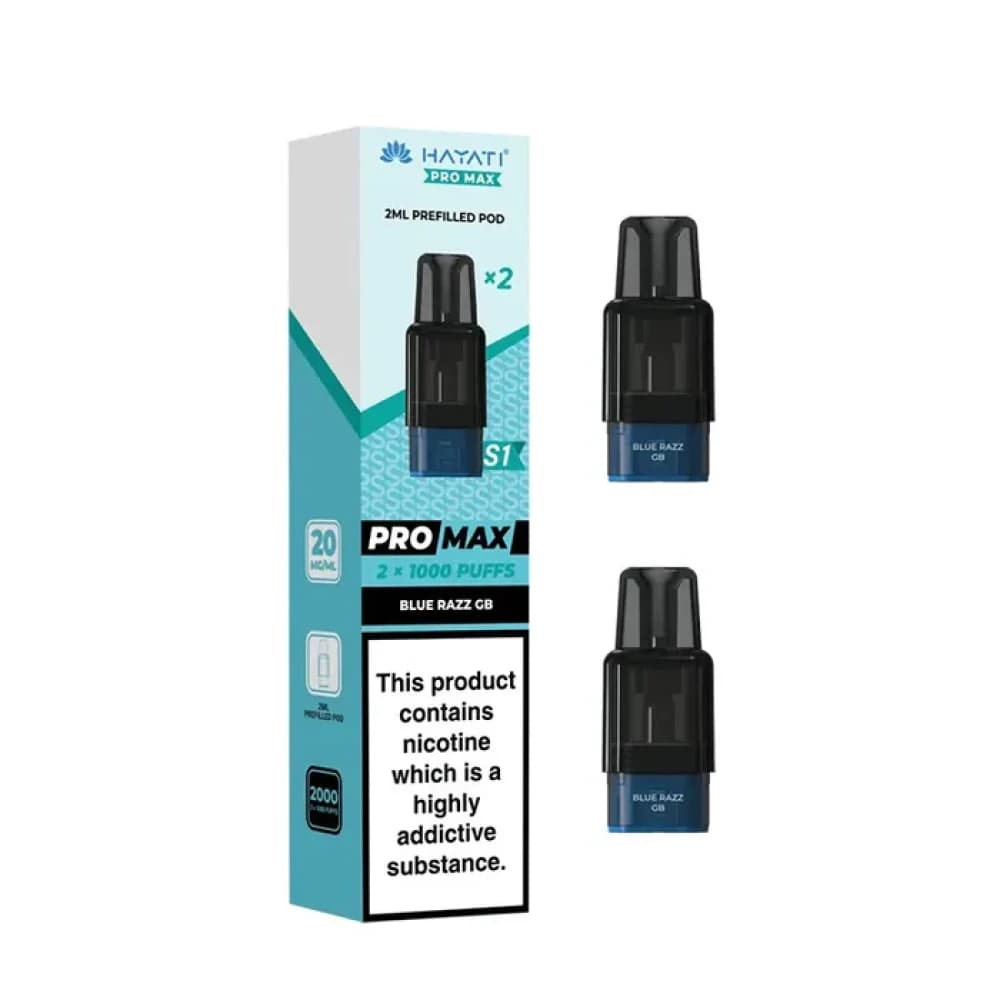 Blue Razz GB Hayati Pro Max S1 Prefilled Pods Pack of 10