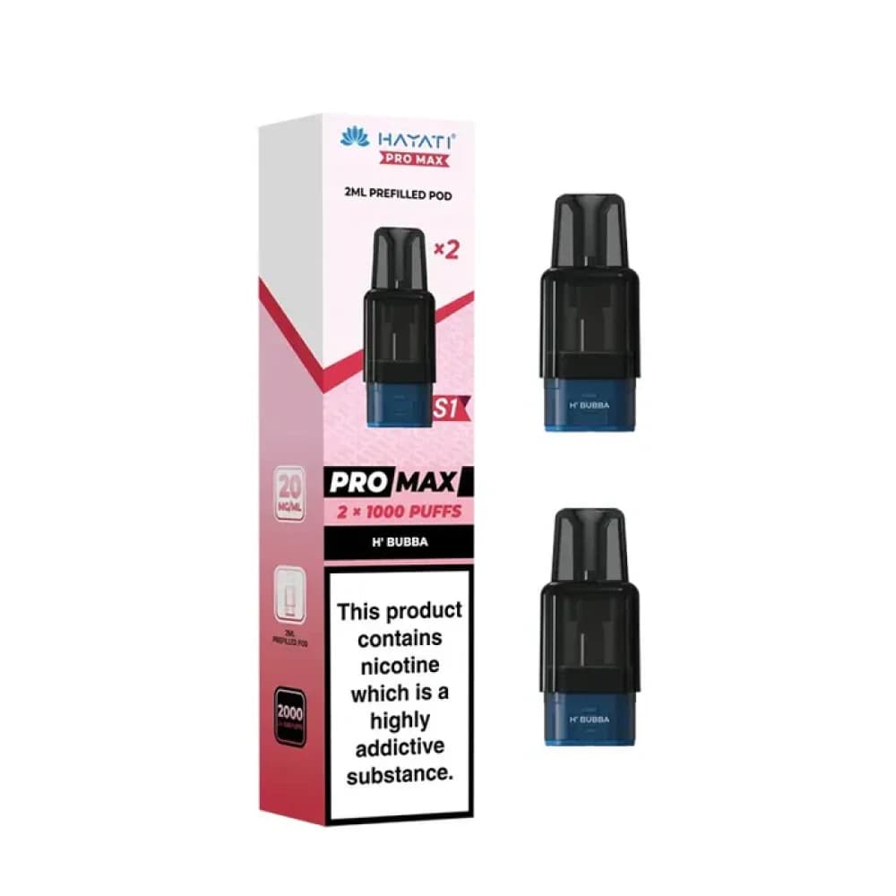  H'Bubba Hayati Pro Max S1 Prefilled Pods Pack of 10