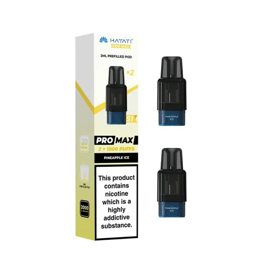  Pineapple Ice Hayati Pro Max S1 Prefilled Pods Pack of 10