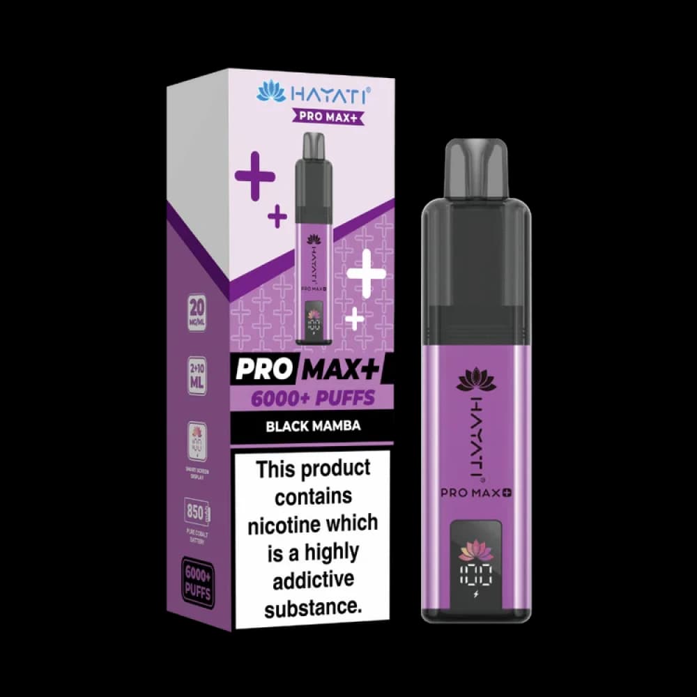  Black Mamba Hayati Pro Max Plus 6000 Vape Kit Box of 5