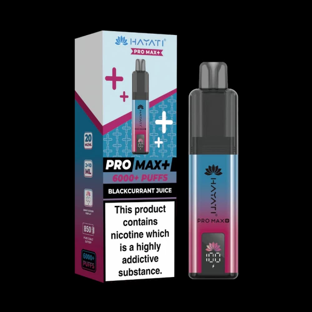  Blackcurrant Juice Hayati Pro Max Plus 6000 Vape Kit Box of 5