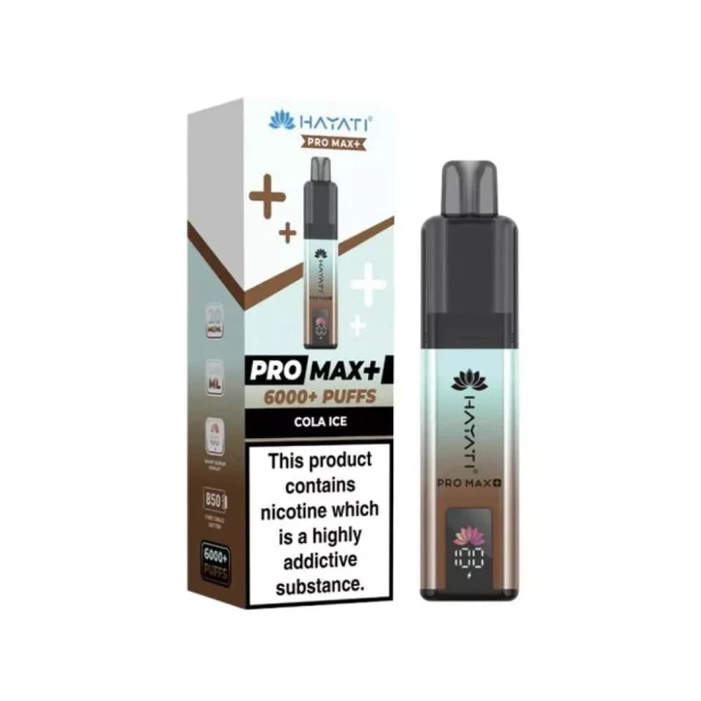  Cola Ice Hayati Pro Max Plus 6000 Vape Kit Box of 5