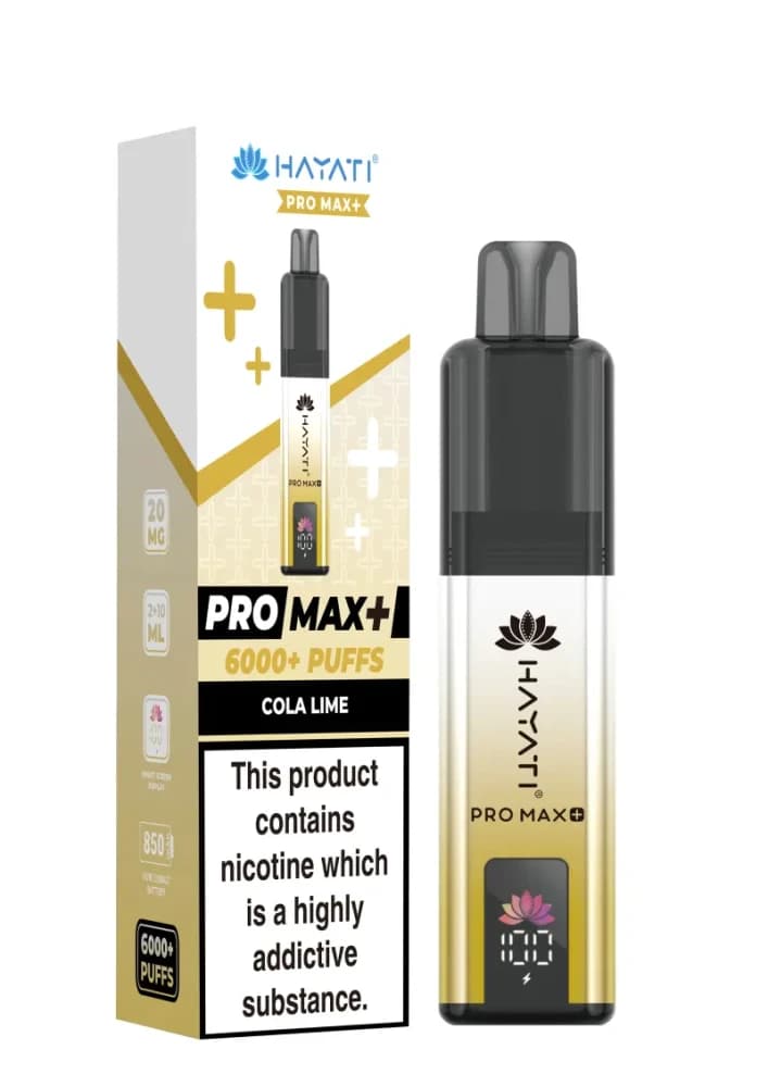  Cola Lime Hayati Pro Max Plus 6000 Vape Kit Box of 5