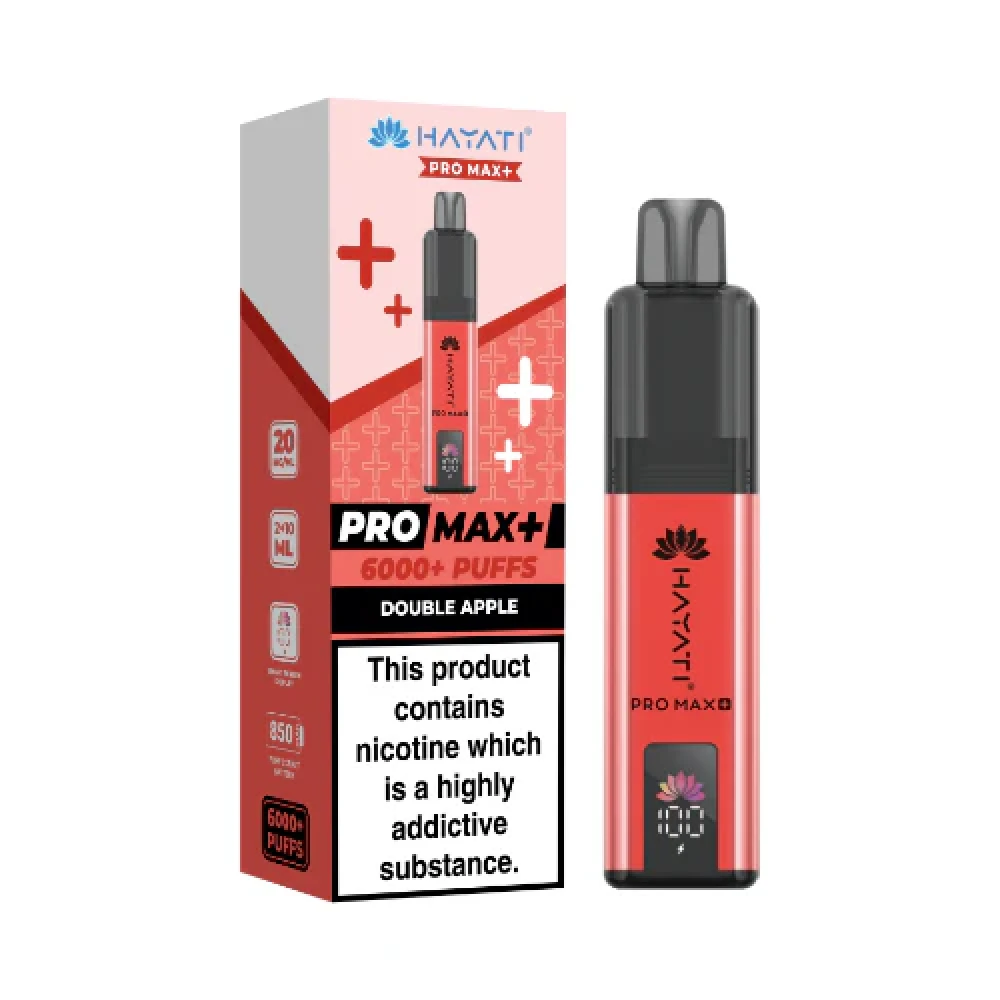  Double Apple Hayati Pro Max Plus 6000 Vape Kit Box of 5