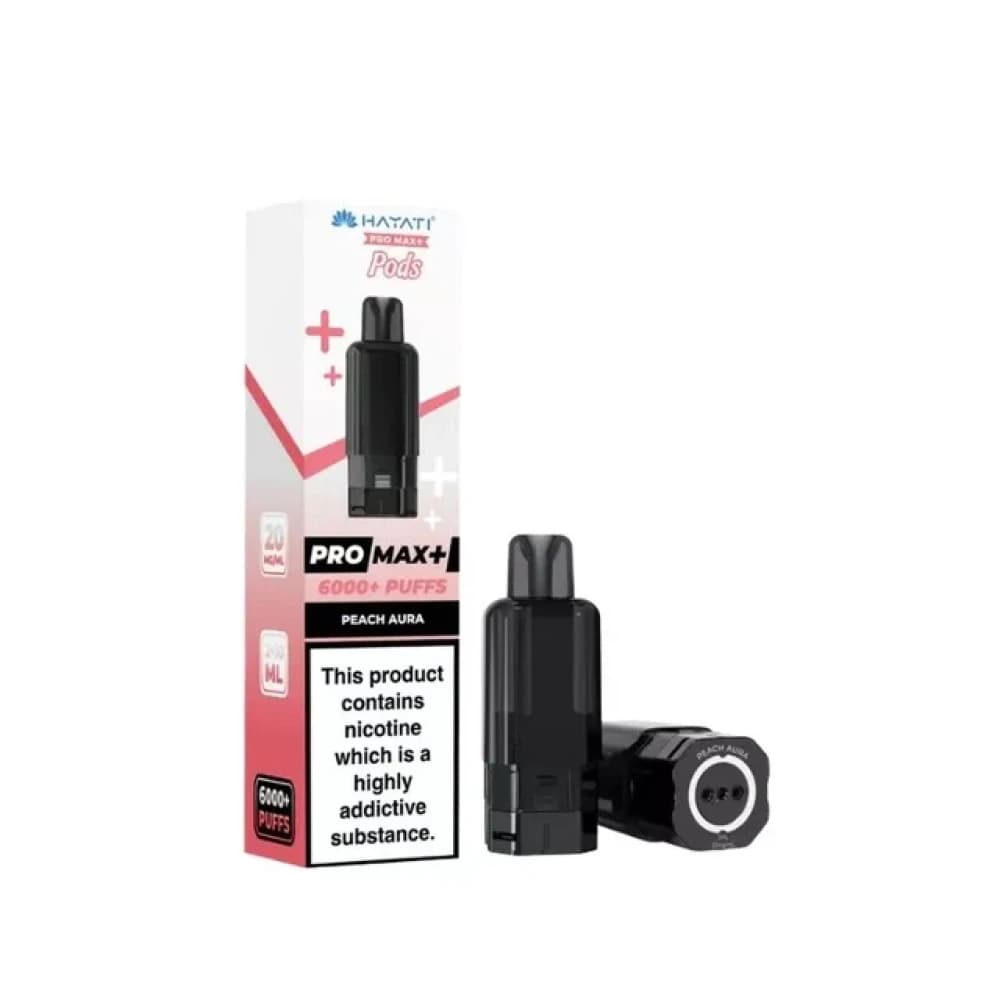 Peach Aura Hayati Pro Max Plus 6000 Pods Pack of 5