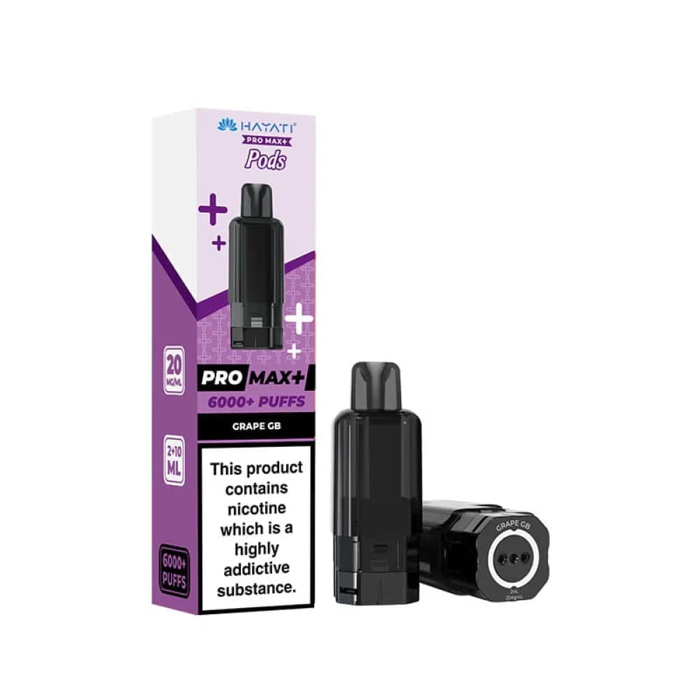  Grape GB Hayati Pro Max Plus 6000 Pods Pack of 5