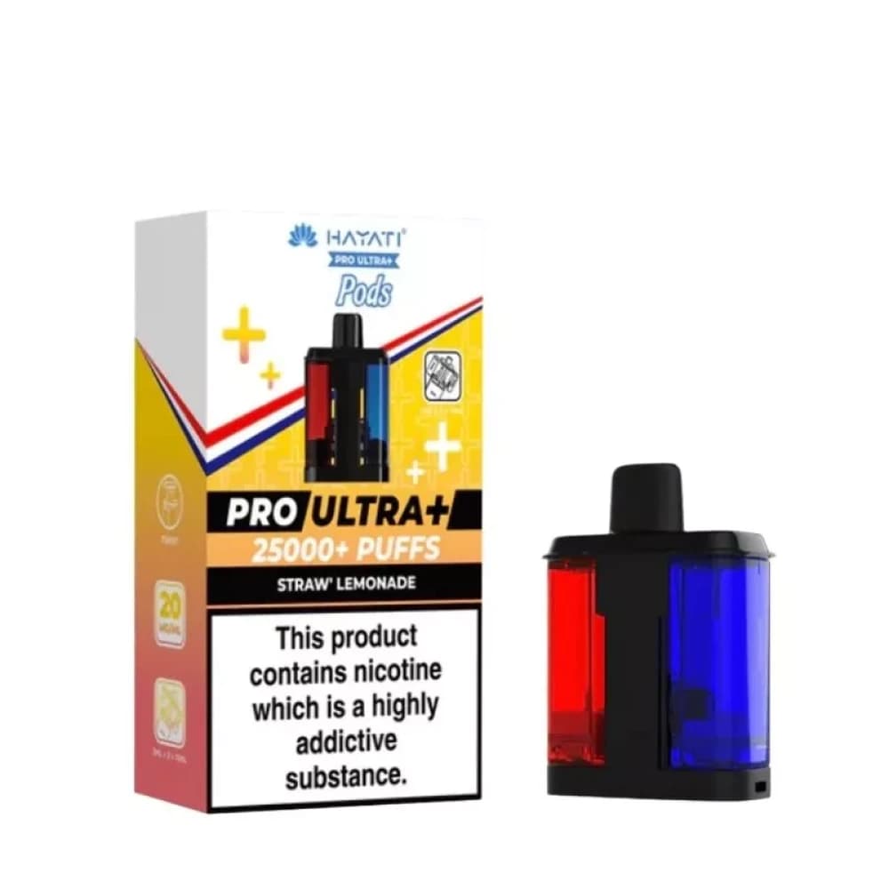  Straw' Lemonade Hayati Pro Ultra Plus 25K Pods Pack of 5
