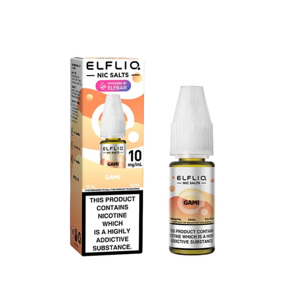  Gami / 20mg Elf Bar Elfliq Nic Salt E-Liquids 10ml Box of 10
