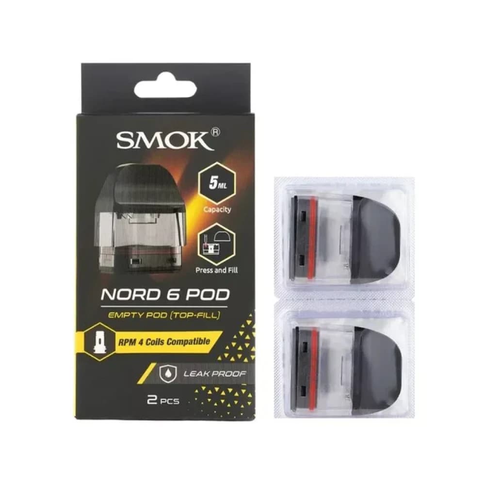  Empty Pod - XL SMOK NORD 6 Replacement Pods