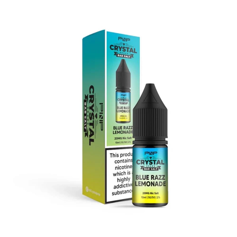  Blue Razz Lemonade / 20mg PNP Crystal Nic Salts 10ml Box of 10