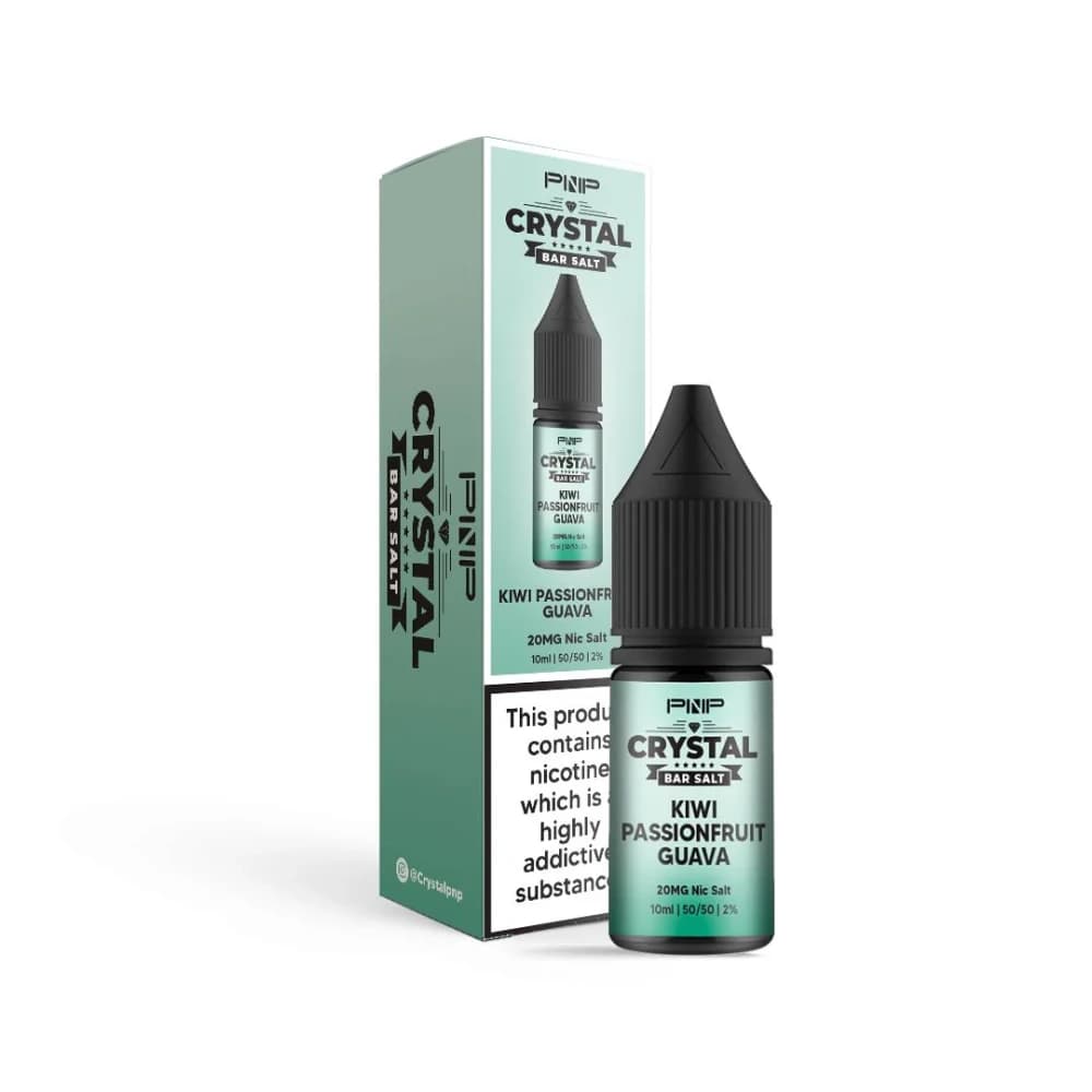  Kiwi Passion Fruit Guava / 20mg PNP Crystal Nic Salts 10ml Box of 10