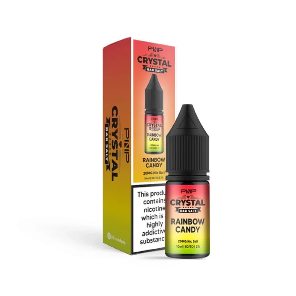  Rainbow Candy / 10mg PNP Crystal Nic Salts 10ml Box of 10