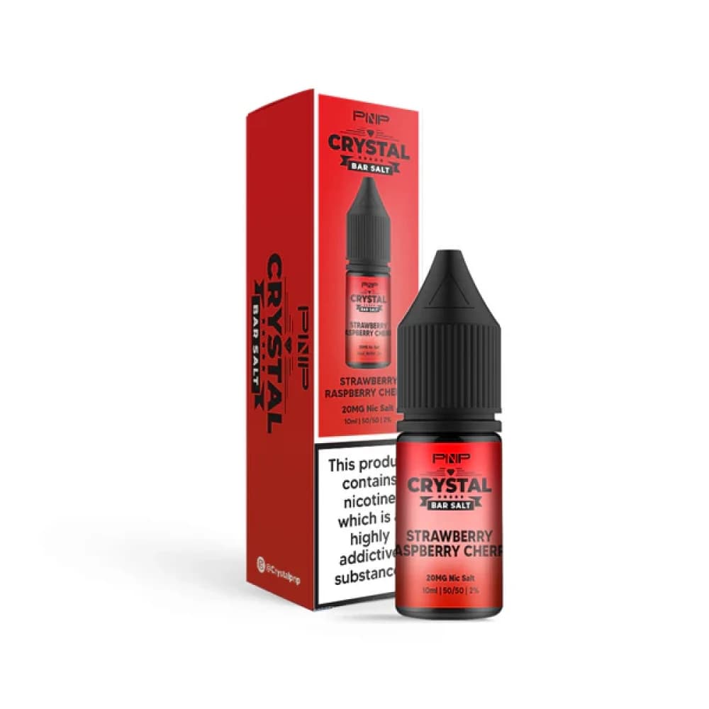 Strawberry Raspberry Cherry / 20mg PNP Crystal Nic Salts 10ml Box of 10