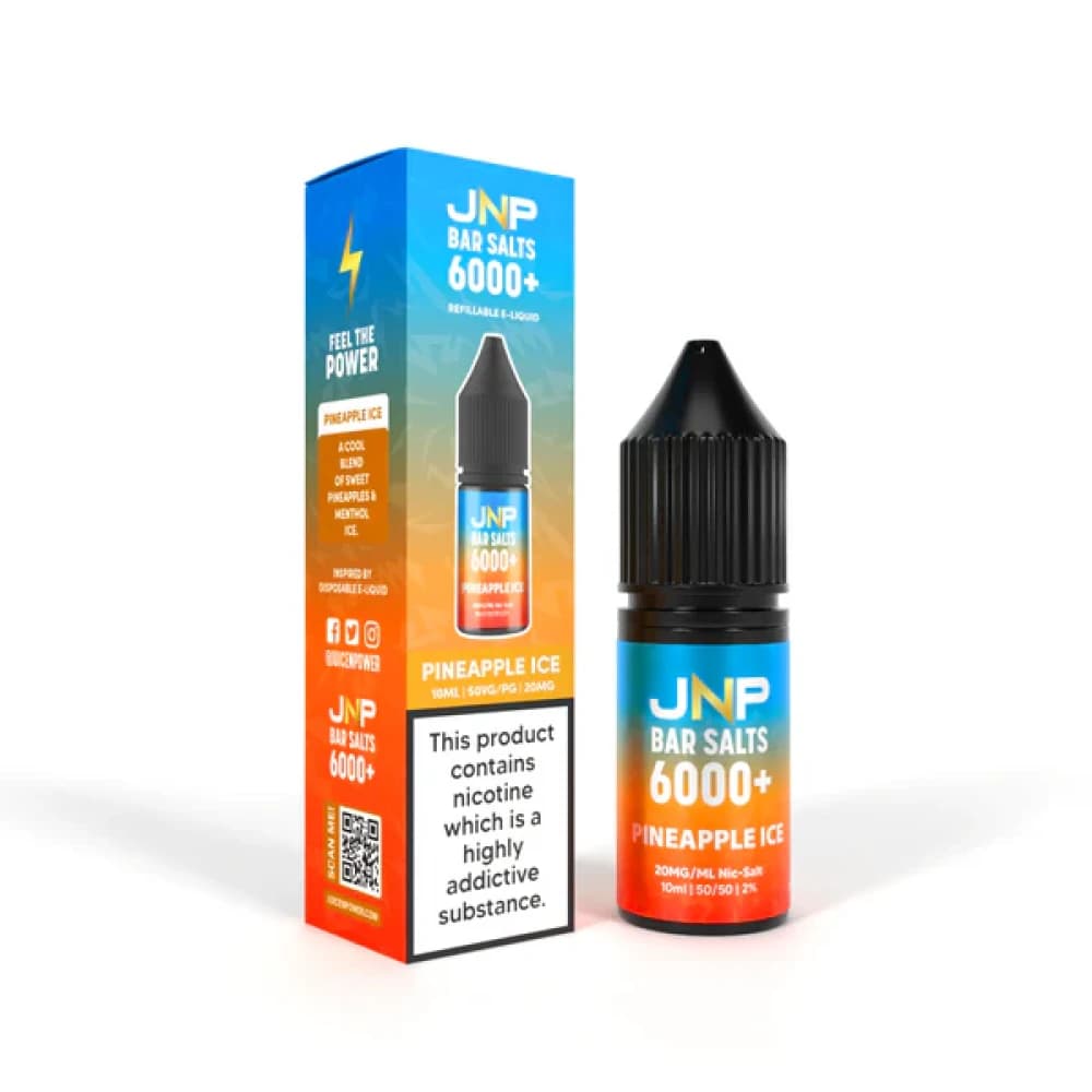  Pineapple Ice / 10mg JNP Bar Nic Salts 6000 Box of 10