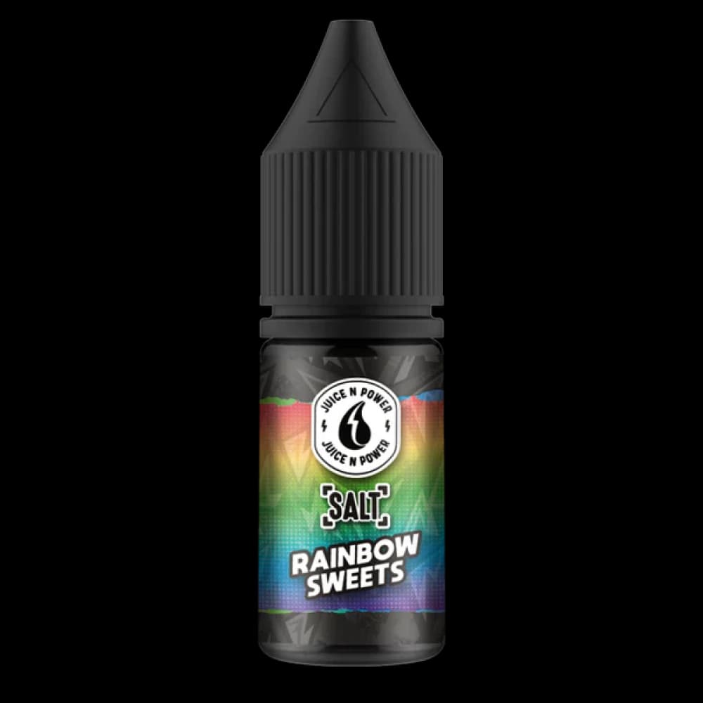  Rainbow Sweets / 10mg Juice N Power Nic Salts 10ml Box of 10