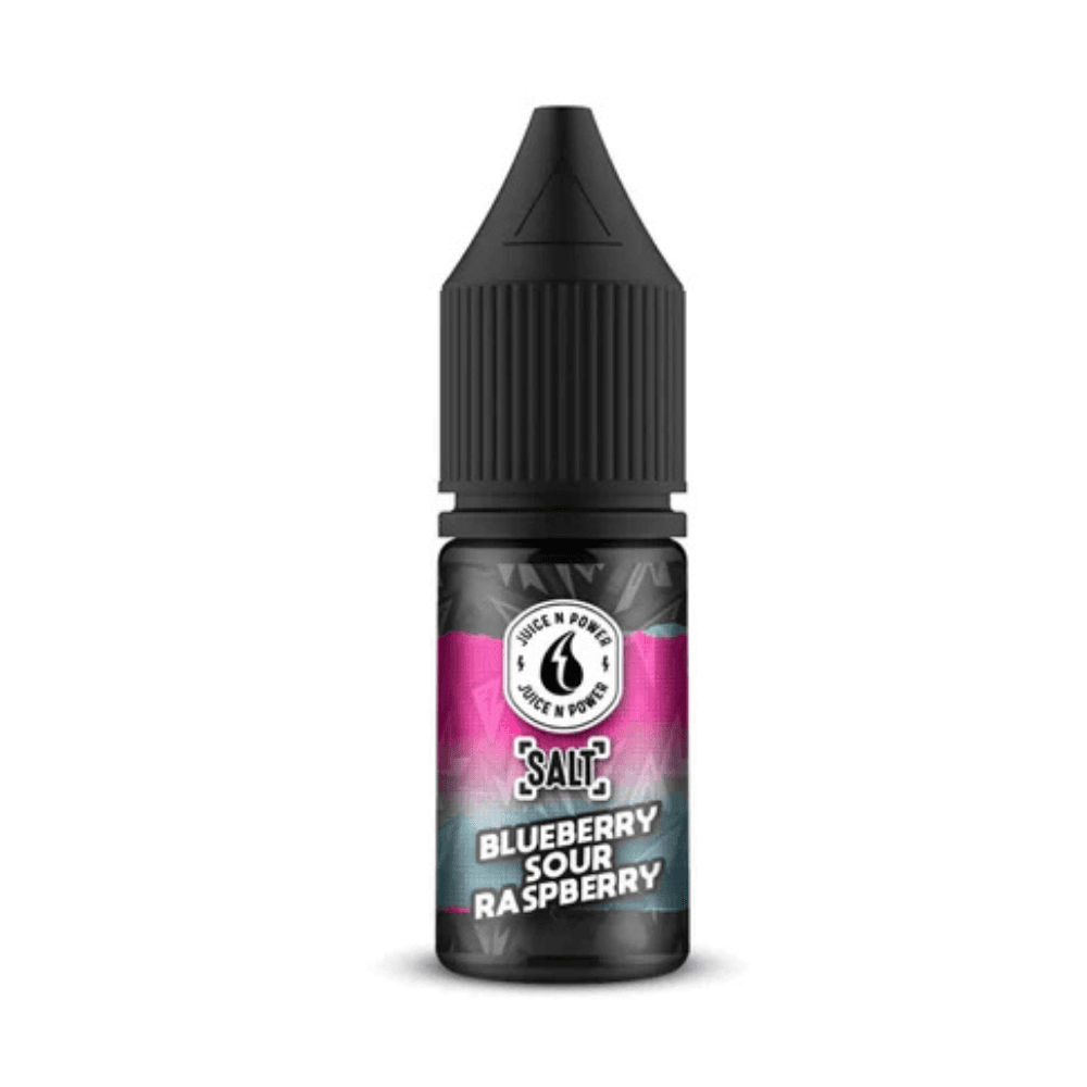  Blueberry Sour Raspberry / 10mg Juice N Power Nic Salts 10ml Box of 10