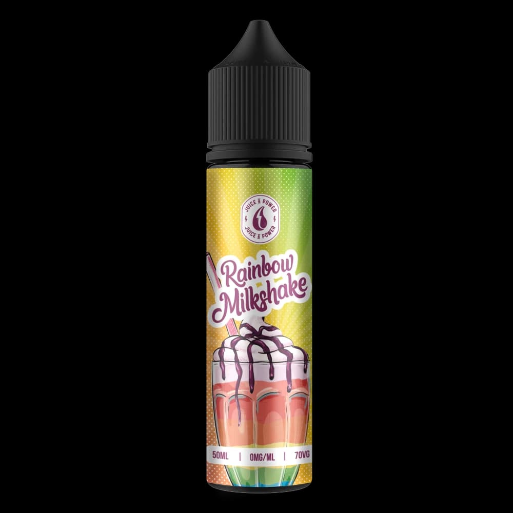  Rainbow Milkshake Juice N Power Milkshake 50ml Shortfill E-liquid