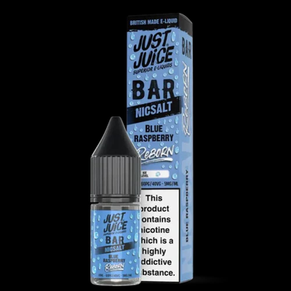  Blue Raspberry / 20mg Just Juice Bar Reborn Nic Salt Box of 10