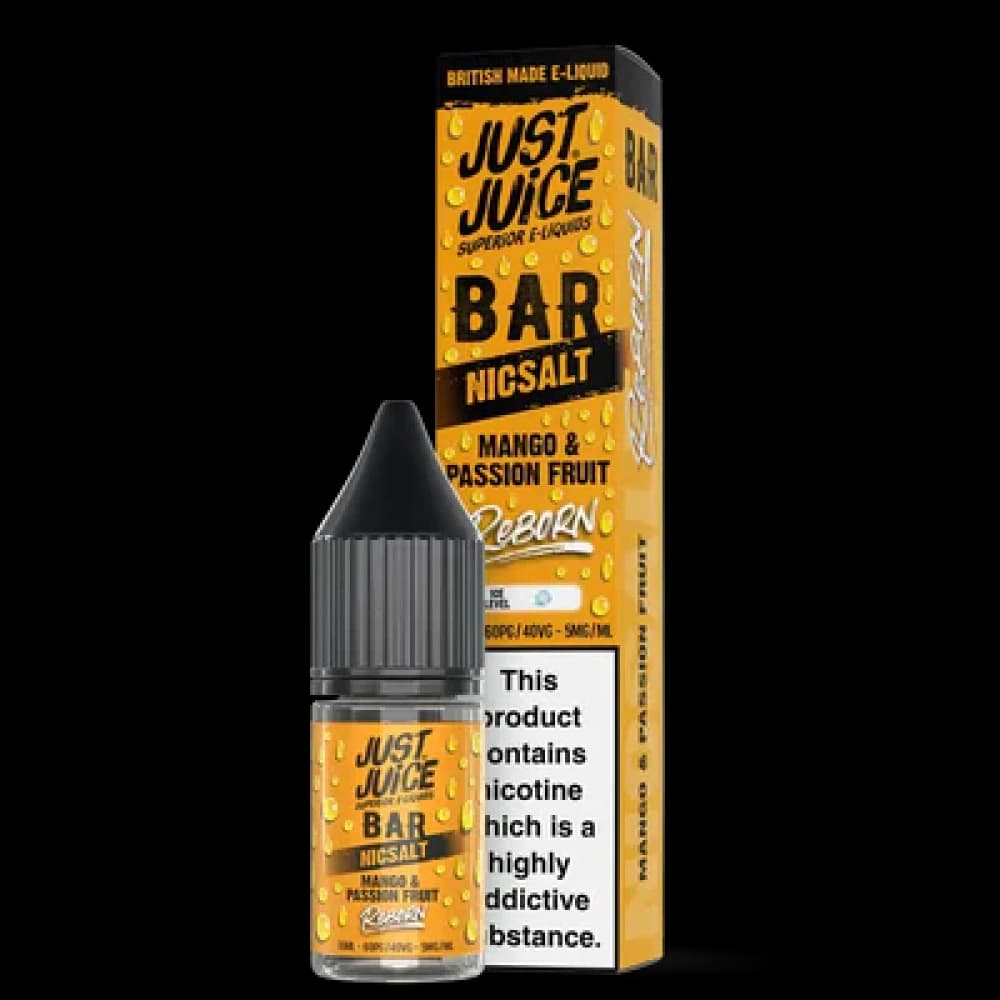  Mango & Passion / 10mg Just Juice Bar Reborn Nic Salt Box of 10